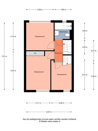 Floorplan - Colijnstraat 23, 3752 AP Bunschoten-Spakenburg